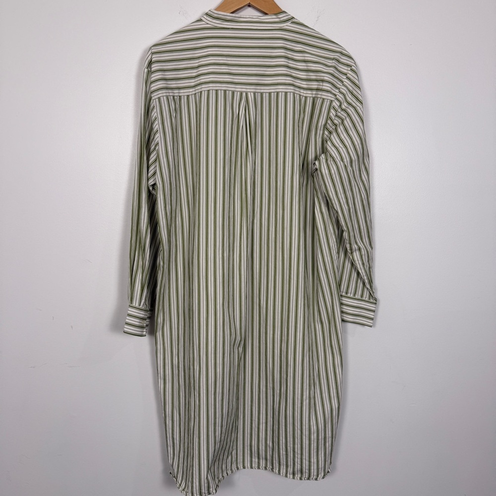 Airelles Liquette Stripe Cotton Shirt Dress L NWOT French Vacation Beach - Picture 5 of 8